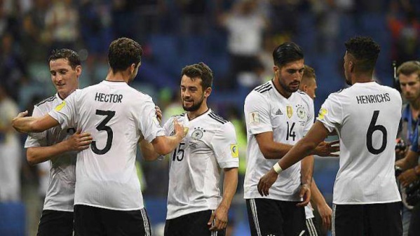 COUPE DES CONFEDERATIONS: L’Allemagne rejoint le Chili en finale