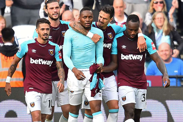 Westham: Diafra Sakho dédie son 1er but de la saison au "kiné" du club