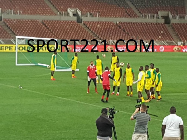 Afrique du Sud/ Sénégal: Les photos de la dernière séance d'entraînement des "Lions" au Stade Peter Mokaba de Polokwane