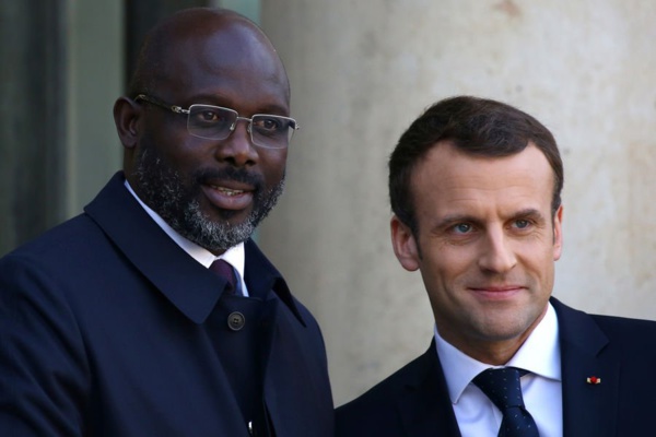 PHOTOS : Weah, Drogba et Mbappé reçus par Macron