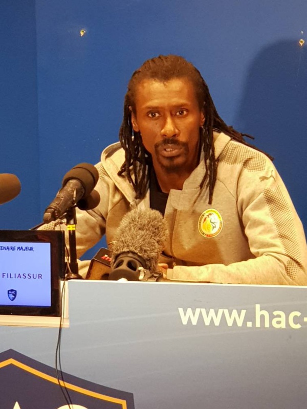 Aliou Cissé sur le système de jeu « le système n’est pas figé »