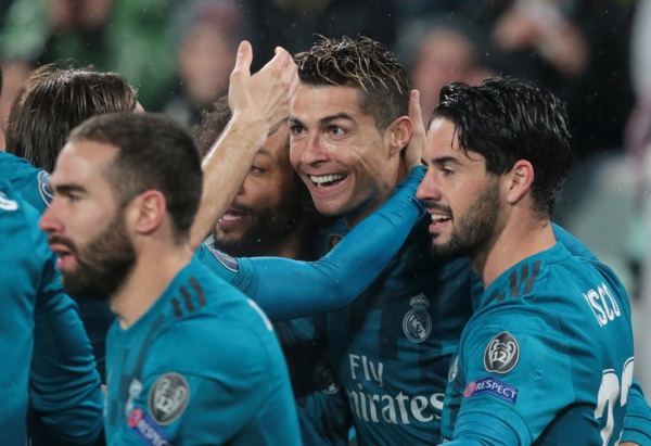 Ligue des champions : Cristiano Ronaldo et le Real Madrid triomphent à Turin contre la Juventus en quarts de finale aller