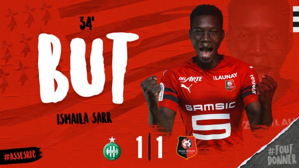 Vidéo : Regardez le 4e but de la saison d’Ismaïla Sarr