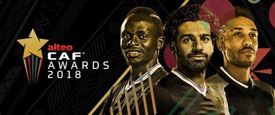 CAF Awards – Ballon d’Or 2018 : Salah, Aubameyang et Mané sont les 3 finalistes