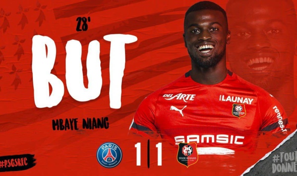 Vidéo : But de Mbaye Niang face au PSG