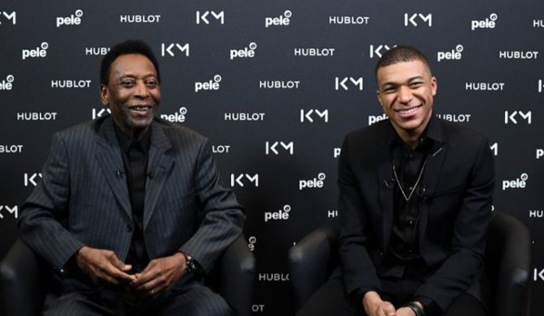 PHOTOS : la rencontre entre Mbappé et Pelé