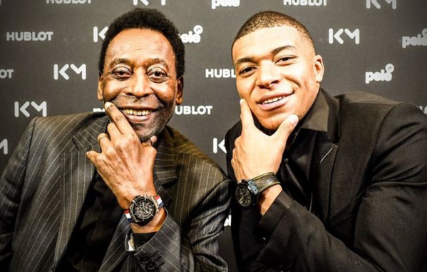 PHOTOS : la rencontre entre Mbappé et Pelé