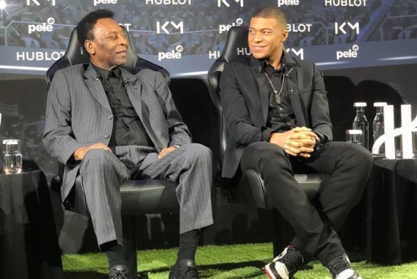 PHOTOS : la rencontre entre Mbappé et Pelé