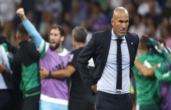 Réal Madrid : première défaite pour Zidane !