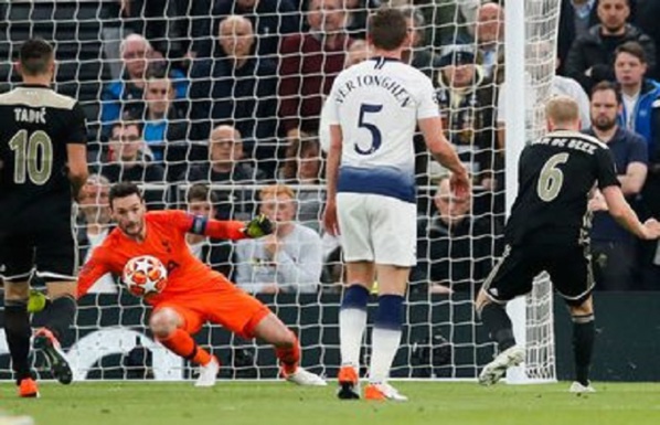 En battant Tottenham 0-1, l'Ajax prend une belle option pour la finale