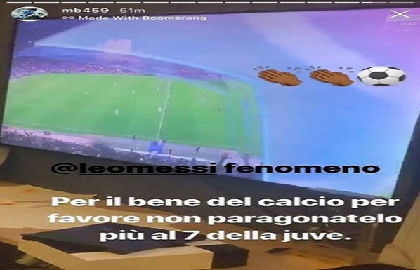 Barça : Balotelli encense Messi... et taille CR7