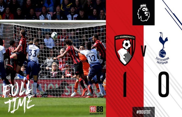 Premier League : Tottenham impuissant face à Bournemouth !