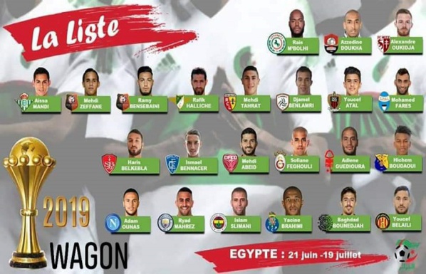 CAN 2019 de l’Algérie : Djamel Belmadi publie une liste de 23 joueurs