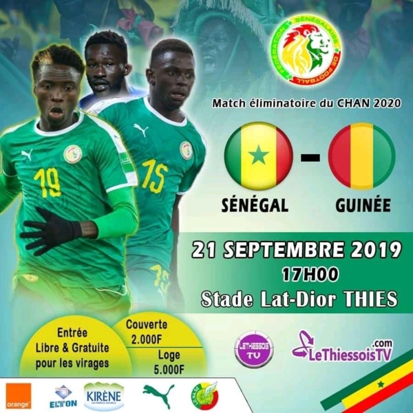 Éliminatoire Chan 2020: le Sénégal bat la Guinée (1-0)