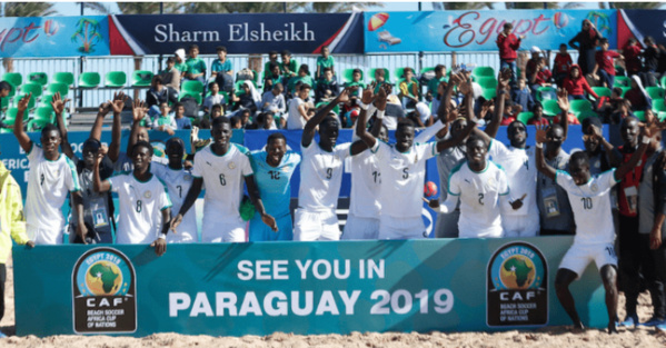 Jeux mondiaux de la plage : Le Sénégal domine le Paraguay (3-0)