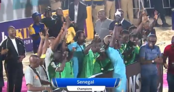 Beach Soccer : Le Sénégal remporte la Copa Lagos 2019 devant l’Angleterre