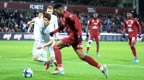 Fc Metz : Opa Nguette après son but contre Marseille « Il faut continuer et bosser… »