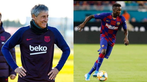 FC Barcelone : le nouveau coach Quique Setién interpellé sur le cas Moussa Wagué