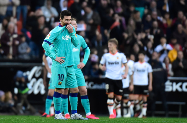 Espagne: premier revers pour le Barça de Setién à Valence