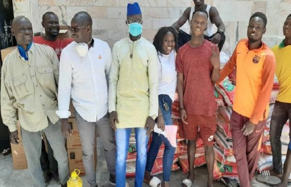 Covid-19: Assane Dioussé fait un important don alimentaire destiné à plus de 100 familles