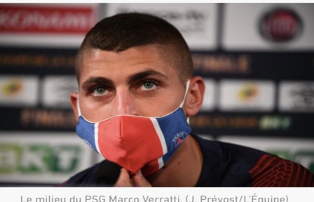 Marco Verratti blessé à un mollet : sa participation contre l'Atalanta compromis