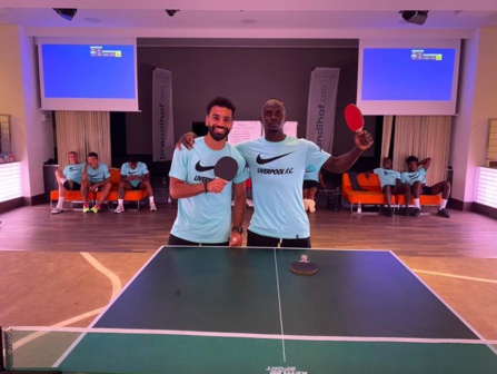 Liverpool : Sadio Mané et Mohamed Salah champions de tennis