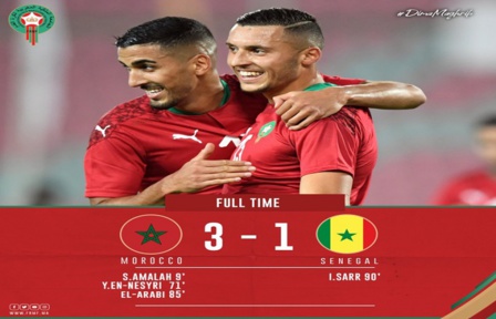 Match amical : le Maroc bat le Sénégal (3-1)