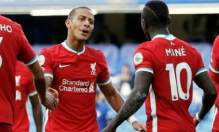 Liverpool : Sadio Mané et Thiago Alcantara guéris du coronavirus