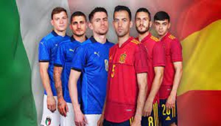 Euro 2020: Italie et Espagne, l’affiche de la première demi-finale ce mardi