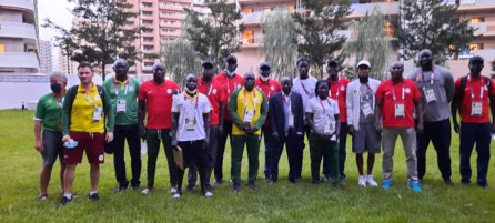 JO Tokyo : Mamadou Diagna Ndiaye rend visite les athlètes sénégalais au village olympique