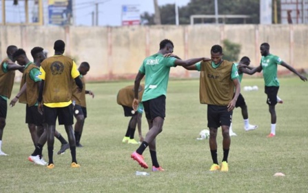 Match contre le Togo : suivez en images le premier galop d’entraînement des Lions