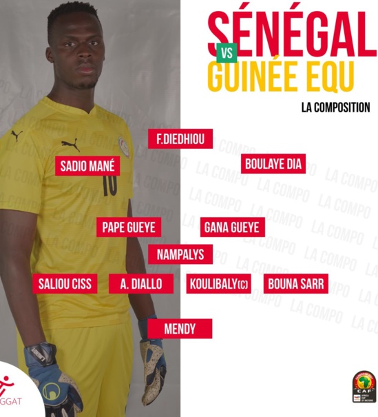 Can 2021/Sénégal-Gui. Equatoriale/Classement officiel: Pas de changement, Pape Gueye reconduit 