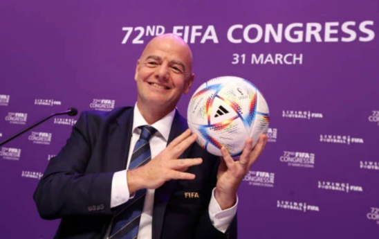 Présidence Fifa : Infantino candidat à un troisième mandat