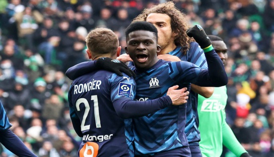 Marseille : Bamba Dieng buteur face à Saint-Etienne