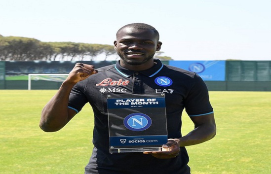 Naples : Koulibaly élu meilleur joueur du mois d’avril