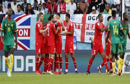 Coupe du monde: Suisse dompte le Cameroun (1-0)