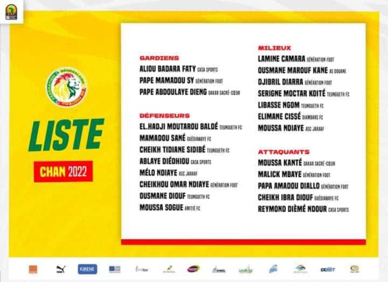 CHAN 2023 : Pape Thiaw a annoncé sa liste définitive