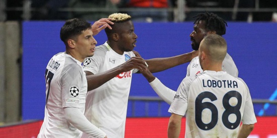 Ligue des champions : Francfort sous la domination de Naples (0-2)