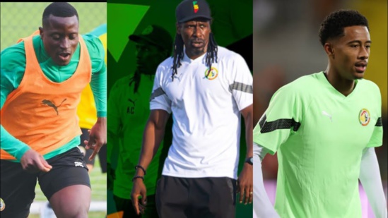 CAN 2023: Noah Fadiga, Dion Lopy et Bamba Dieng zappés par Aliou Cissé