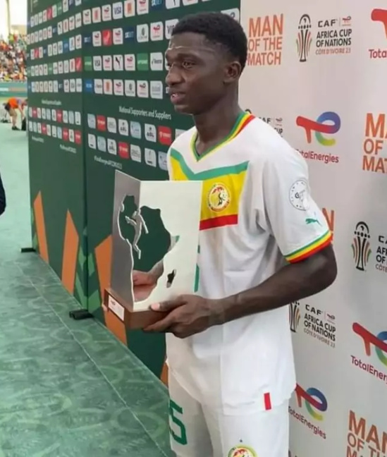 Can 2023/Sen-Gambie : Lamine Camara désigné homme du match !