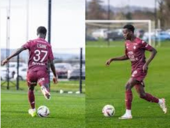 Metz : Ibou Sané et Papa Diallo célèbrent leur but en Ligue 1
