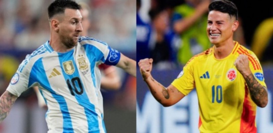 Copa America : Argentine de Messi face à la Colombie de James pour la finale