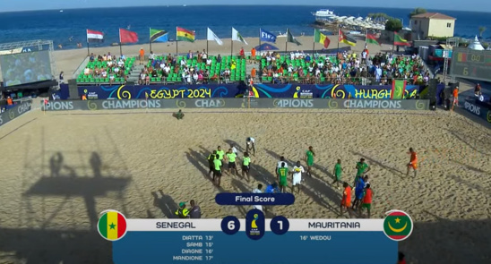 CAN Beach Soccer : le Sénégal champion d’Afrique, 8e trophée pour les Lions