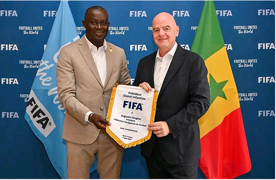 Conseil de la FIFA : Augustin Senghor officialise sa candidature