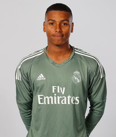 Mohamed Wade, un jeune gardien sénégalais de 17 dans le groupe du Real Madrid face à Fuenlabrada en Copa Del Rey