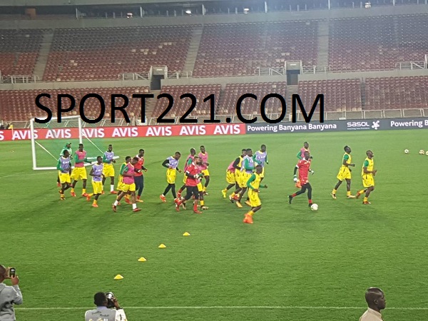 Afrique du Sud/ Sénégal: Les photos de la dernière séance d'entraînement des "Lions" au Stade Peter Mokaba de Polokwane