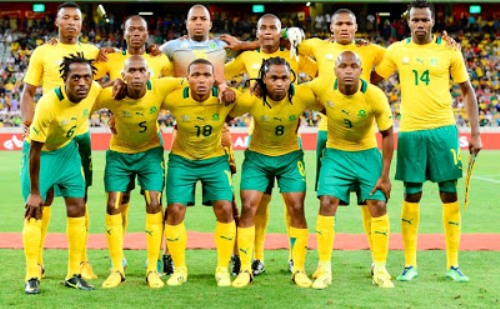 Onze de départ Afrique du Sud : Khune titulaire, Tshabalala remplaçant.