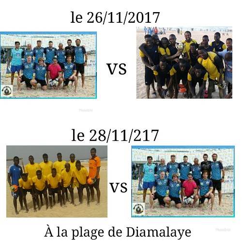 Tournoi de Beach Soccer à Dakar du 25 au 29 Novembre 2017