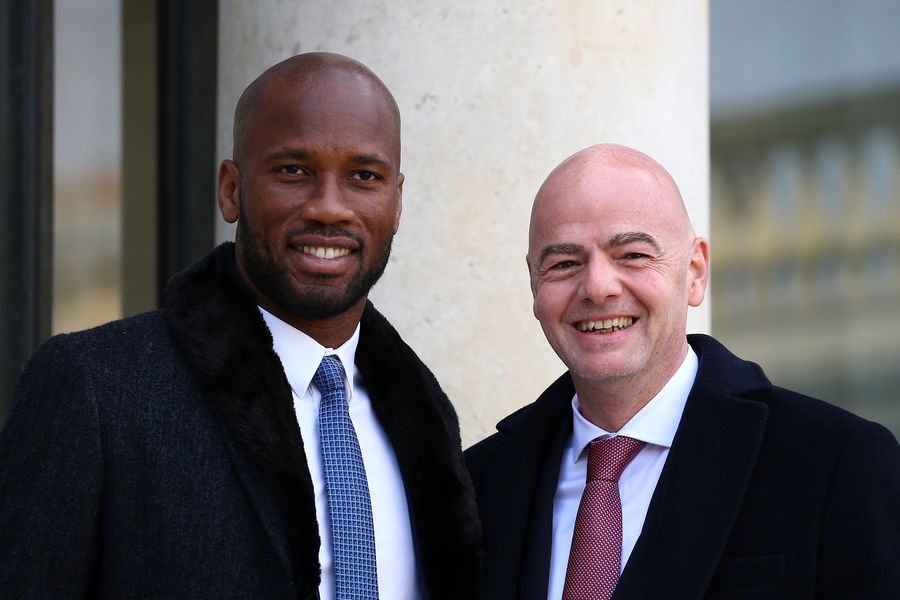 PHOTOS : Weah, Drogba et Mbappé reçus par Macron