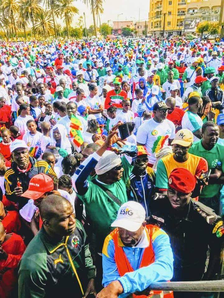 Les images de la grande marche "En route vers la Russie" 